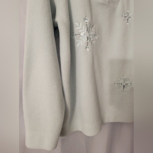 Coldwater Creek Microfleece Pullover 1/4 Zip Size M - Picture 5 of 9